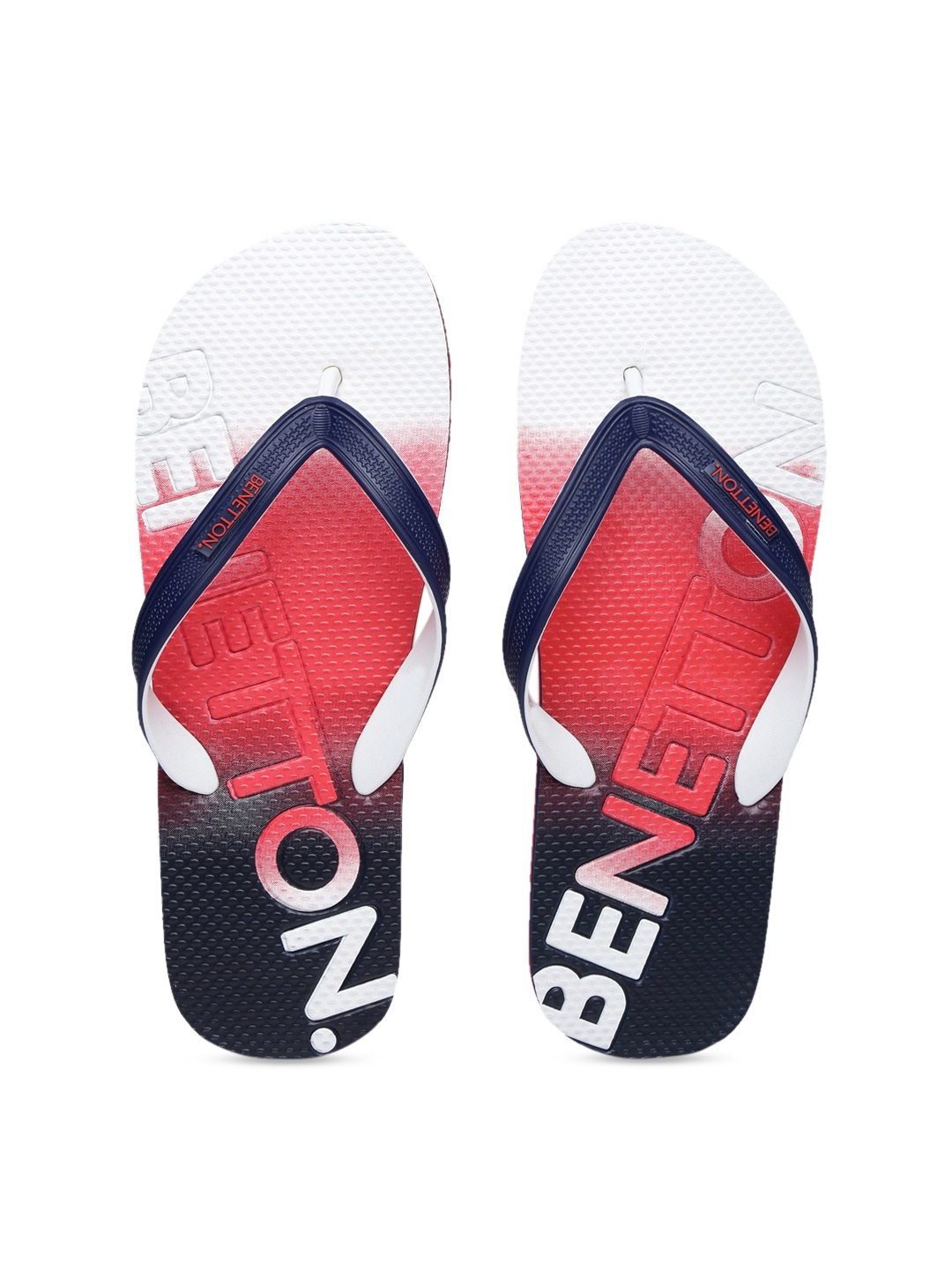 

United Colors of Benetton Men Multicoloured Printed Thong Flip-Flops, Multi