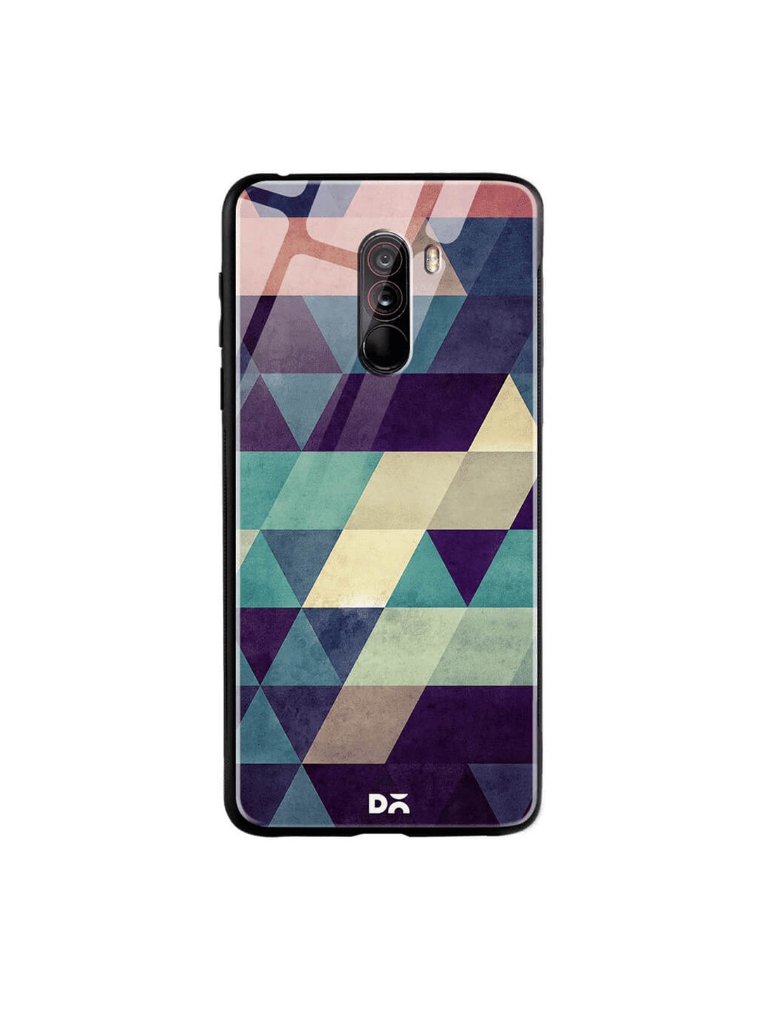

DailyObjects Multicoloured Xiaomi Poco F1 Glass Case Cover, Multi