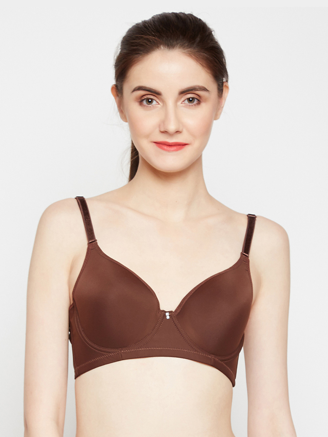 

Lebami Brown Solid Underwired Lightly Padded Everyday Bra 2011