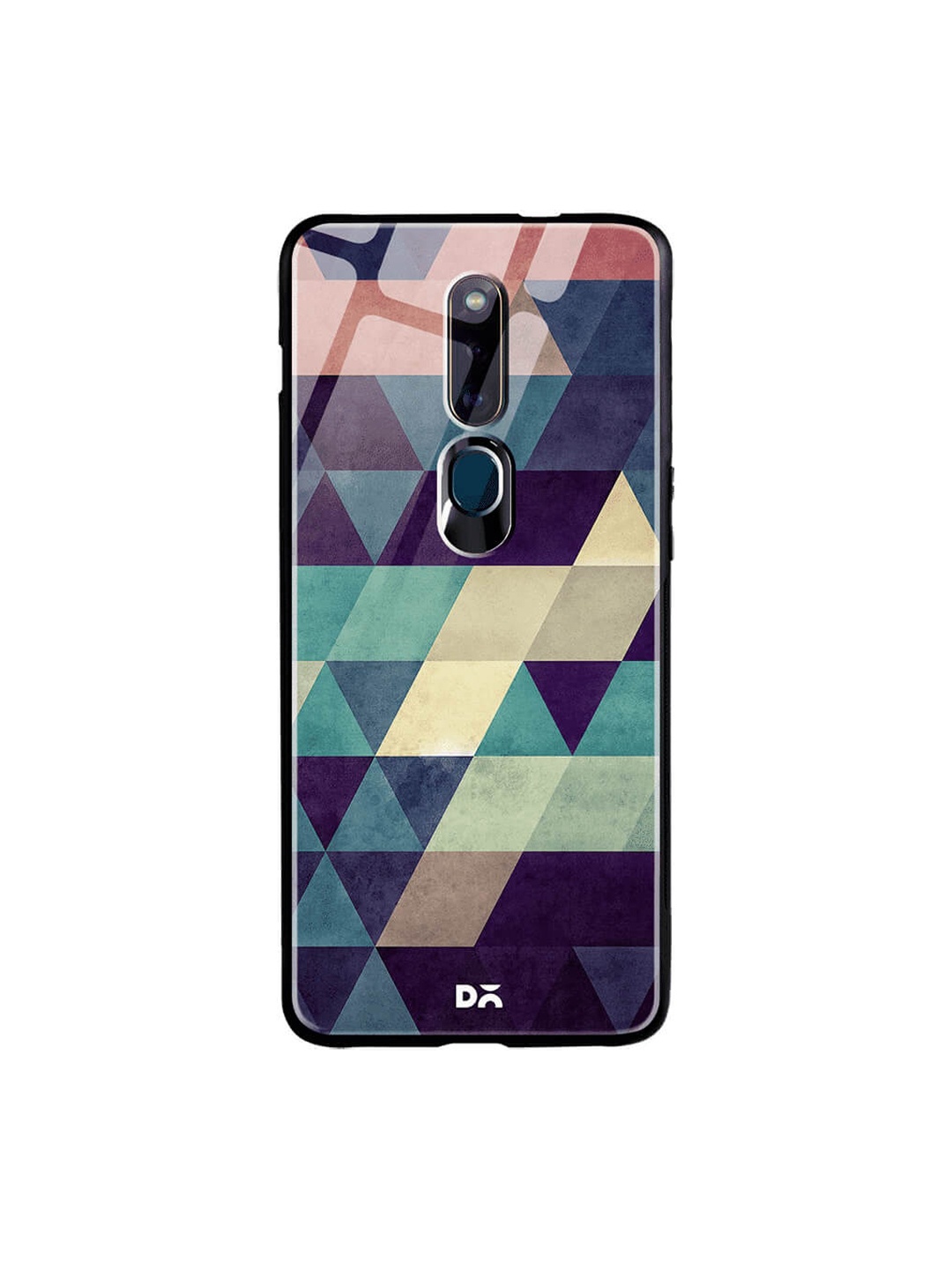 

DailyObjects Multicoloured Oppo F11 Pro Glass Case Cover, Multi