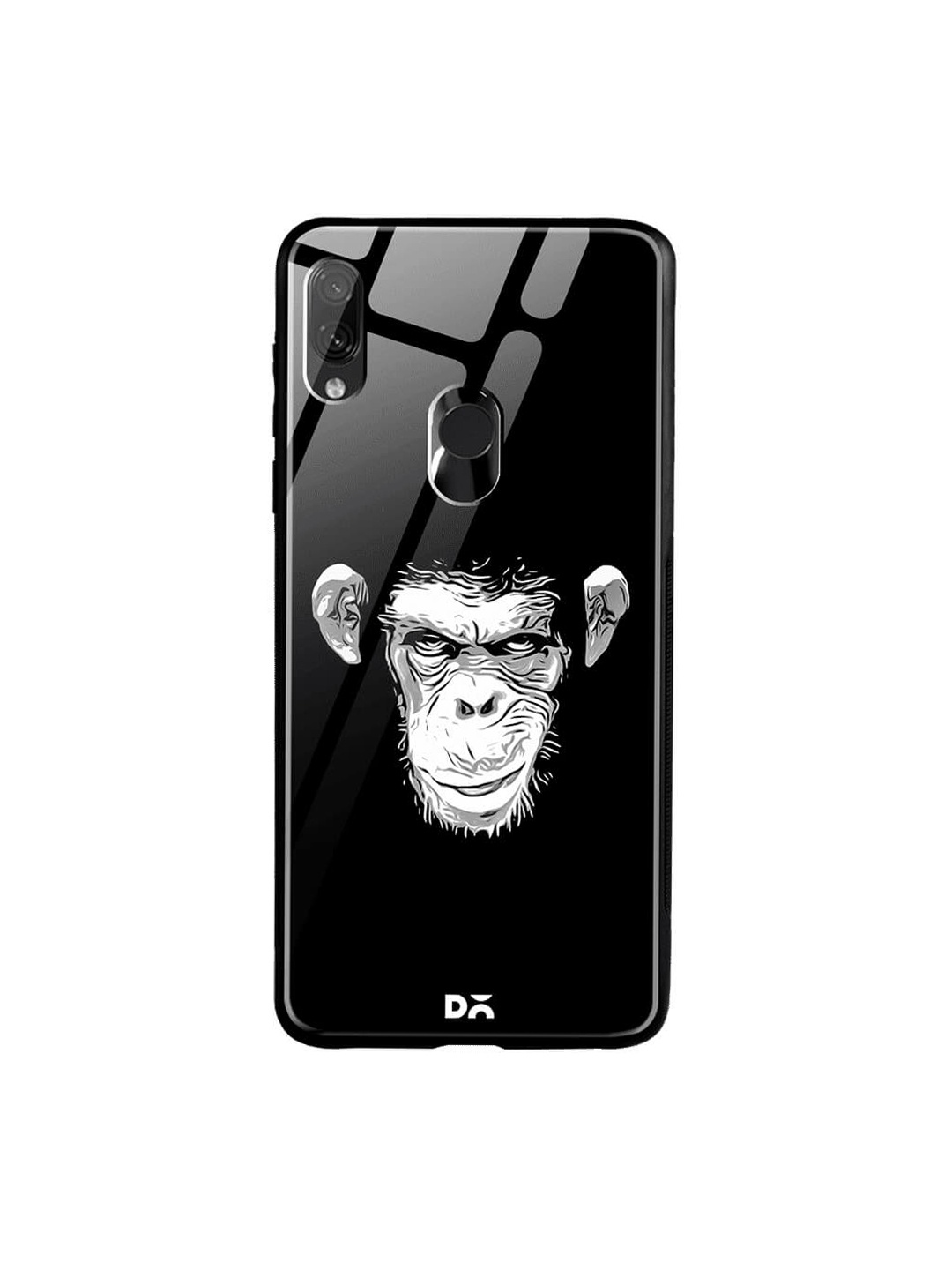 

DailyObjects Black Xiaomi Redmi Note 7 Glass Case Cover