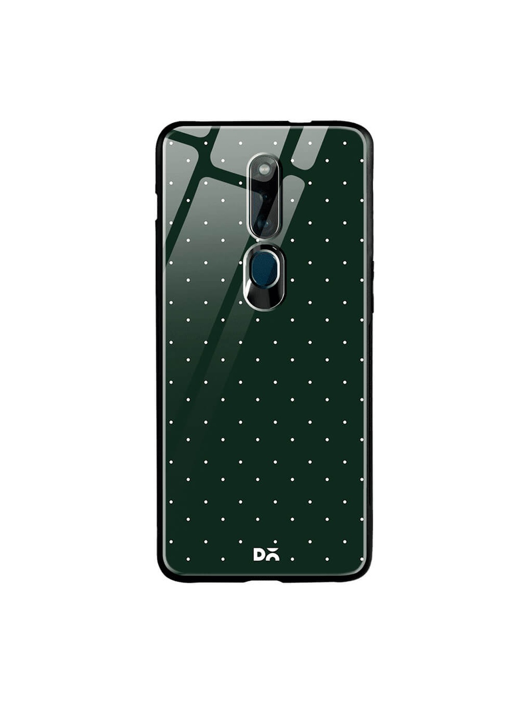 

DailyObjects Green Oppo F11 Pro Glass Case Cover