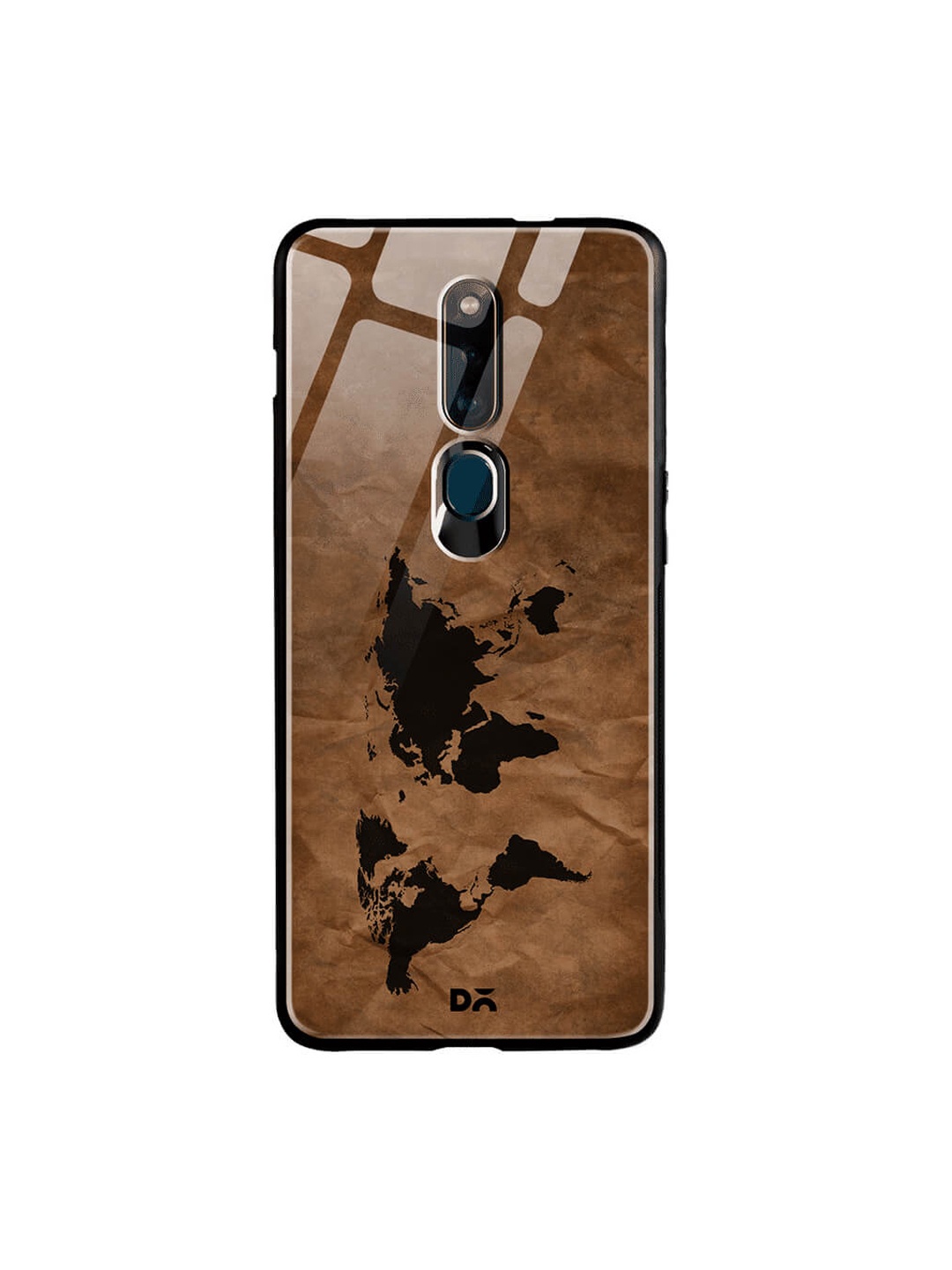 

DailyObjects Brown Oppo F11 Pro Glass Case Cover