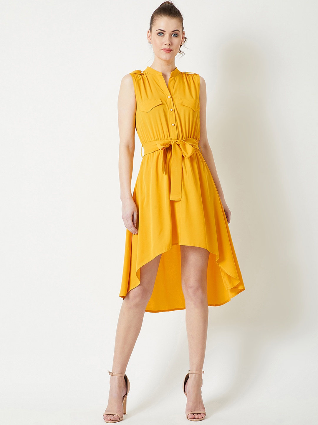 

Miss Chase Women Yellow Shirt Dress