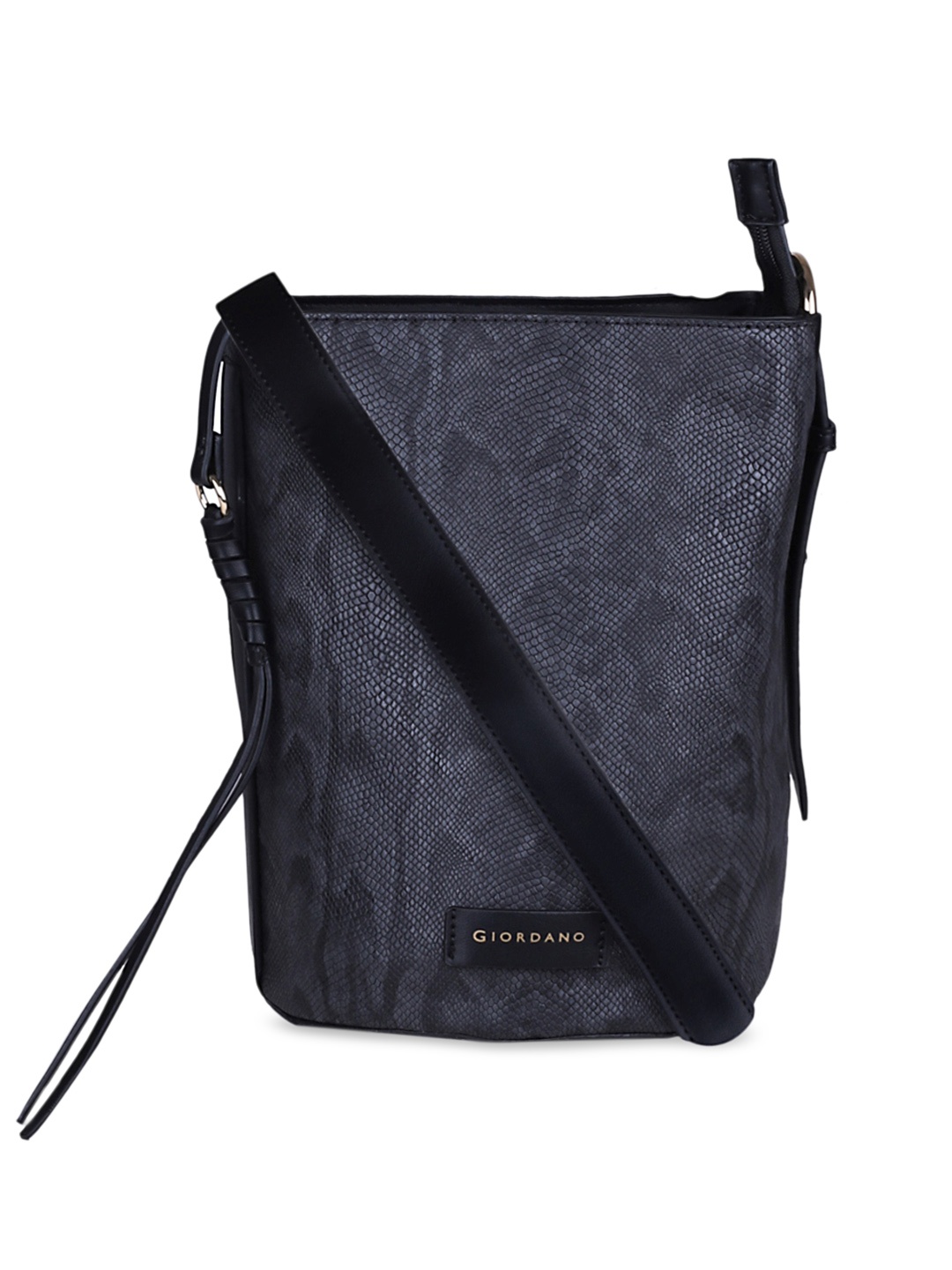 GIORDANO Women Black Solid Sling Bag