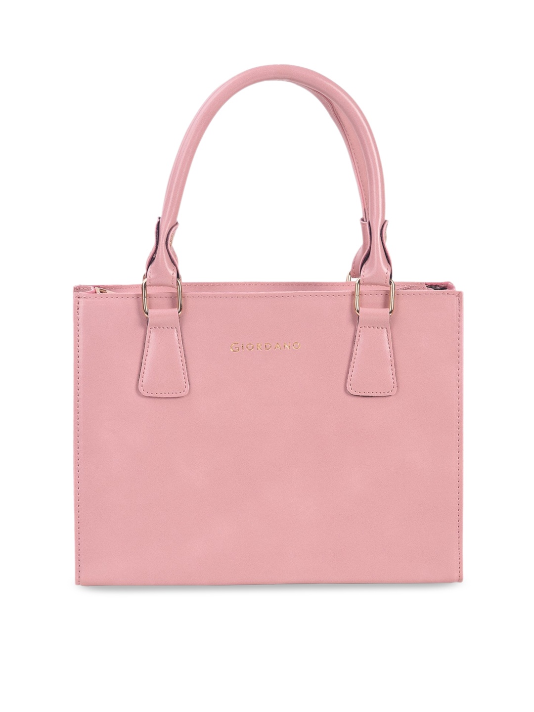 

GIORDANO Pink Solid Handheld Bag