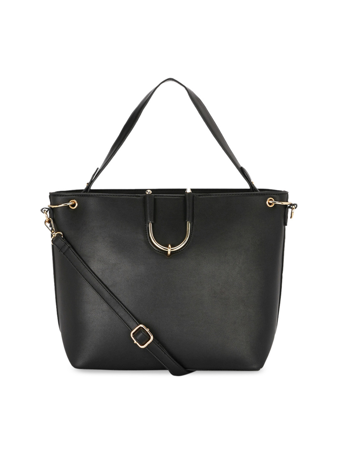 

GIORDANO Women Black Solid Handheld Bag