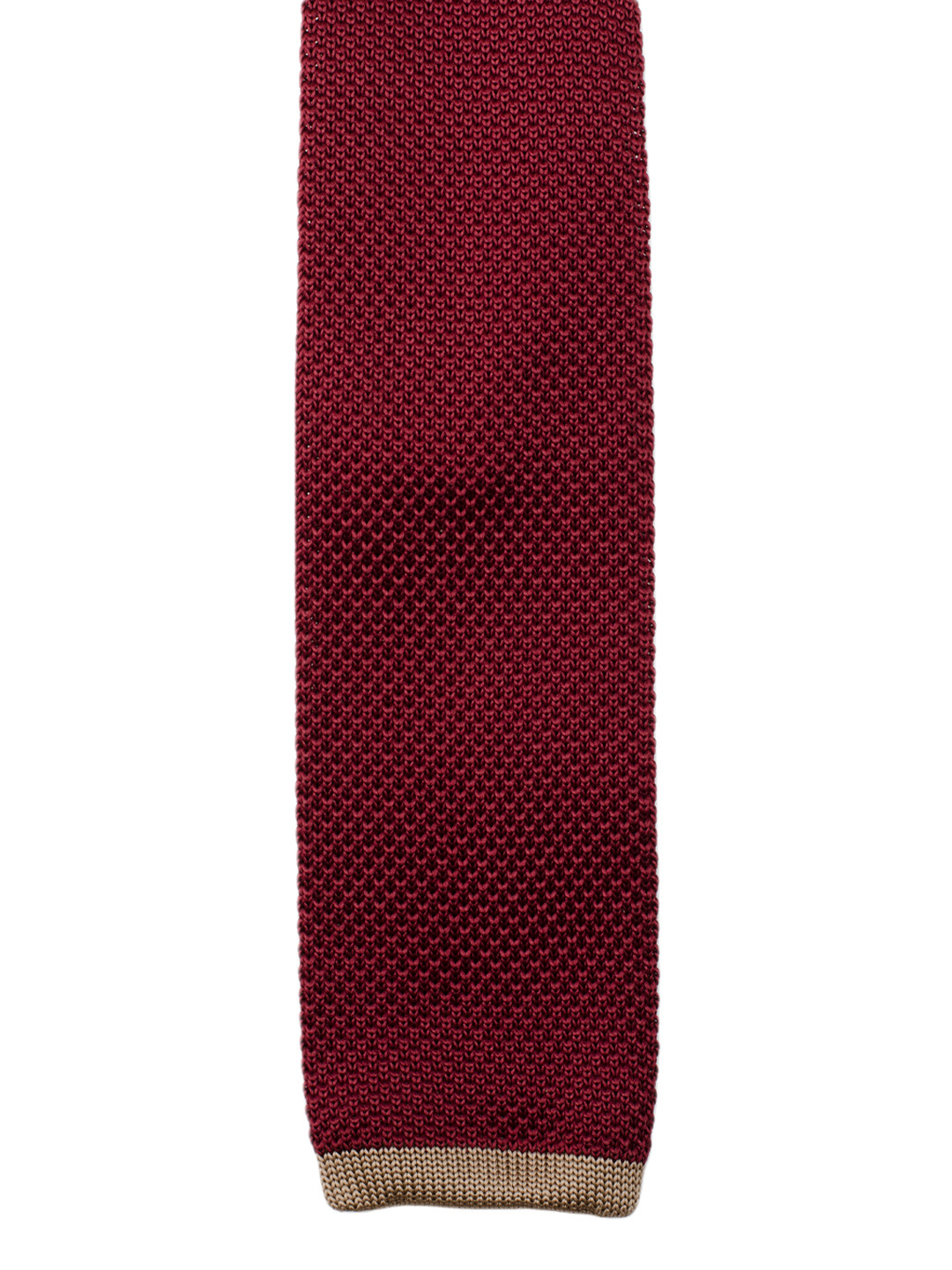 

Tossido Maroon Knitted Design Skinny Tie