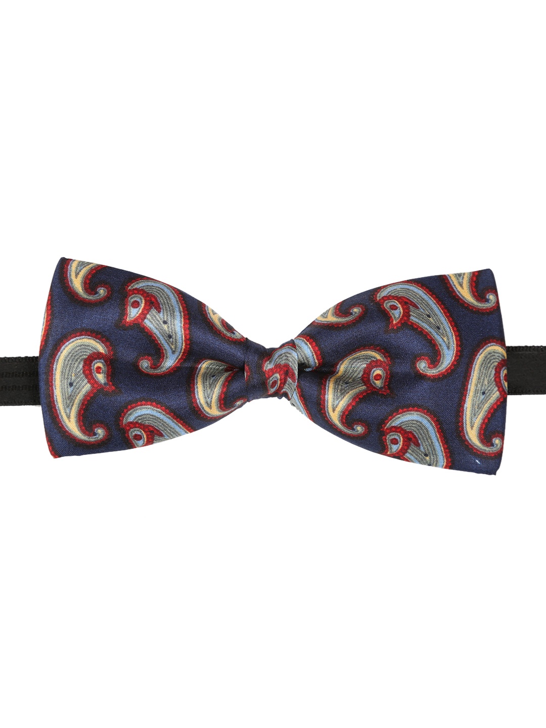 

Tossido Blue Woven Design Silk Bow Tie
