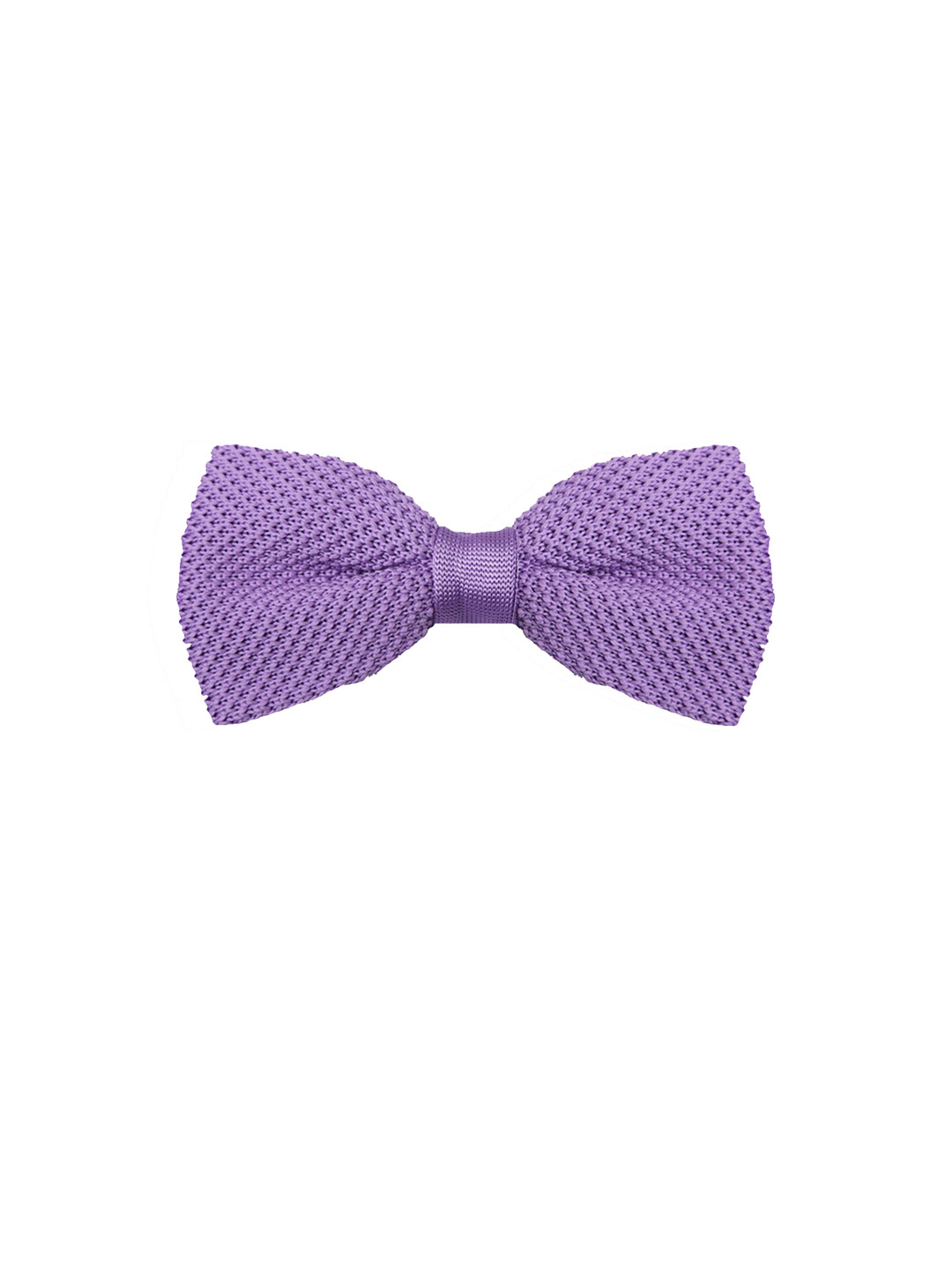 

Tossido Purple Knitted Design Bow Tie