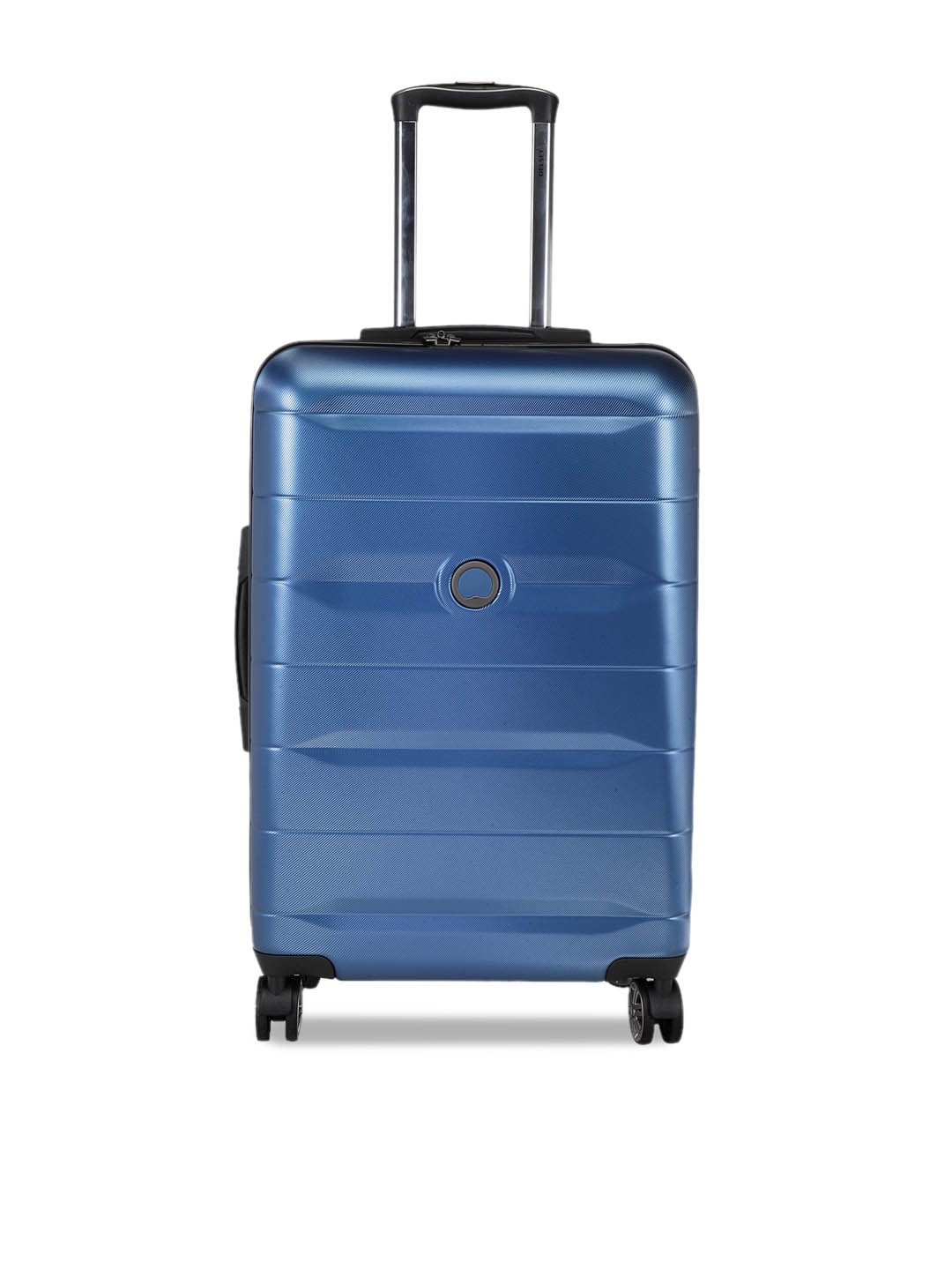 

DELSEY Blue Solid Comete Hard-Sided Large Trolley Suitcase