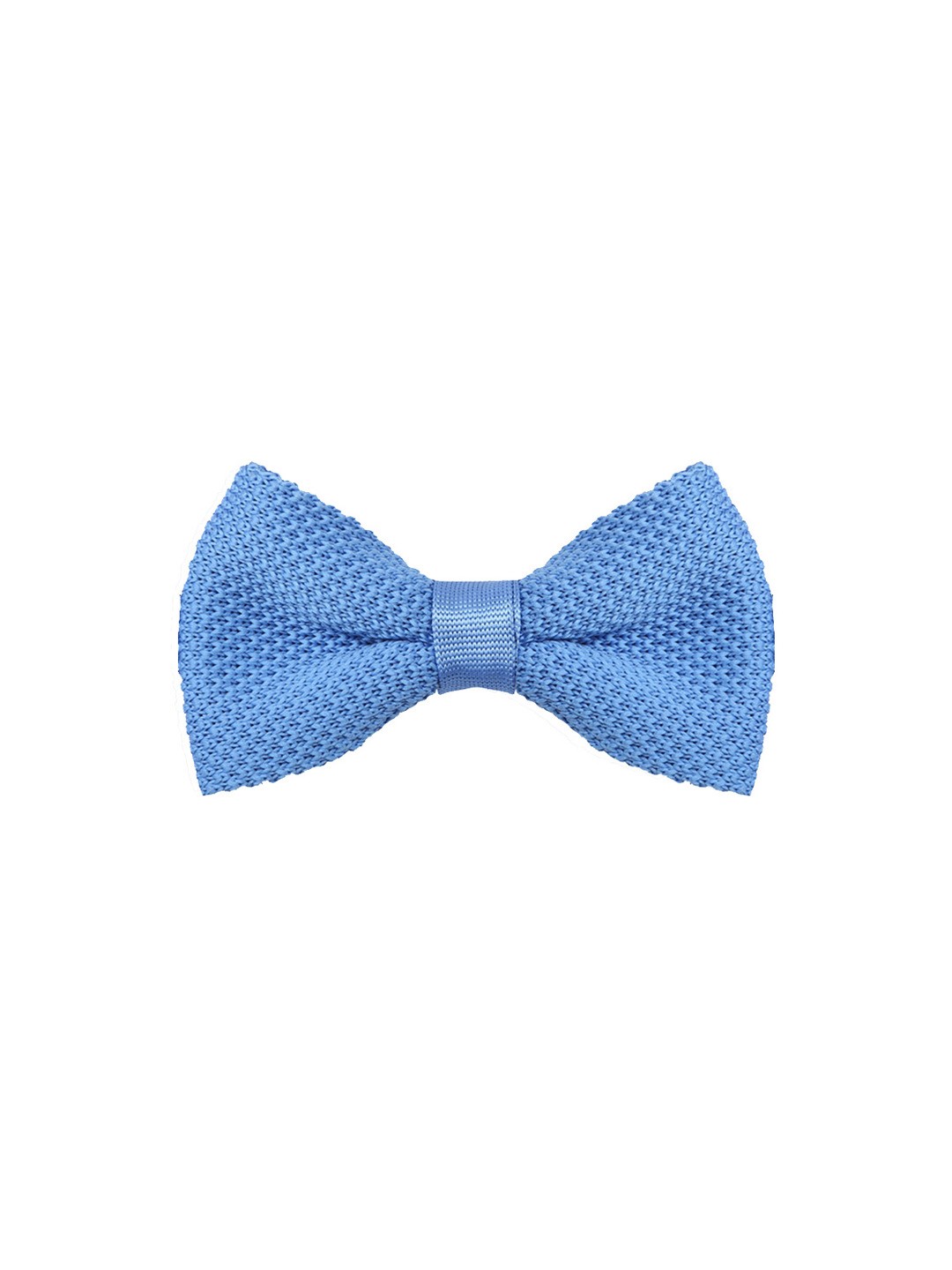 

Tossido Blue Knitted Design Bow Tie