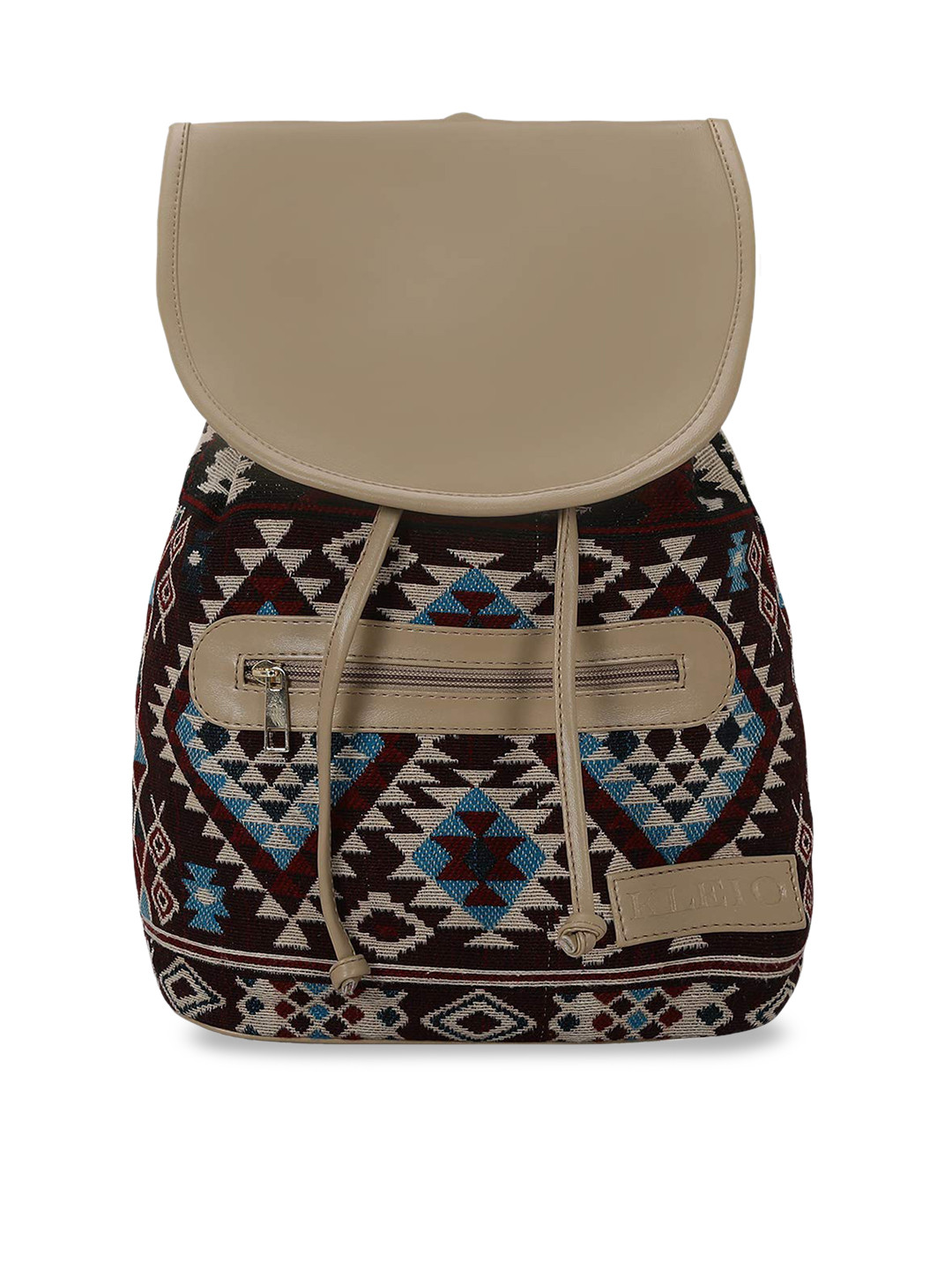 

KLEIO Women Jacquard Lightweight Backpack, Brown
