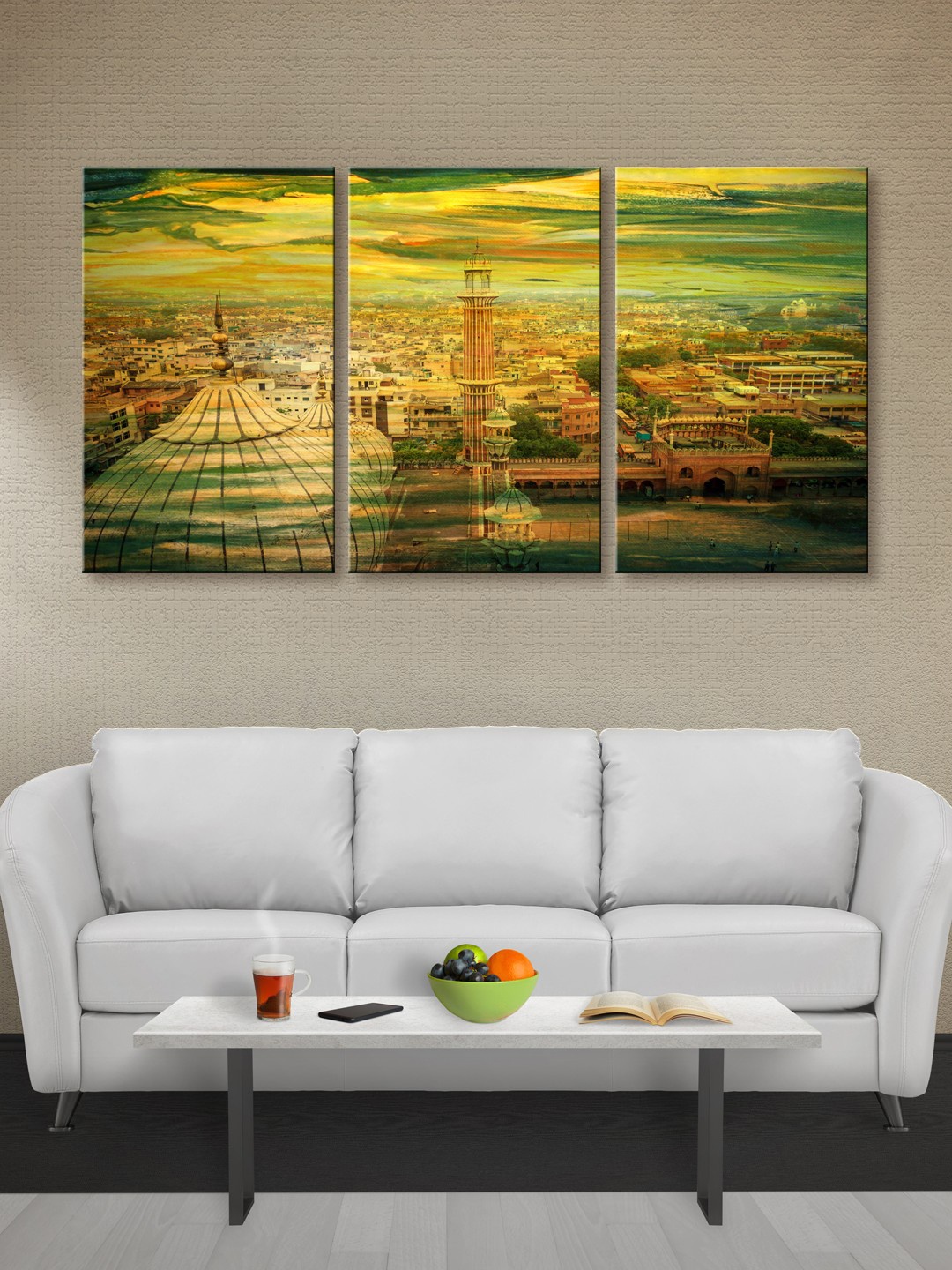 

999Store Multicoloured Historical Canvas Wall Art, Multi