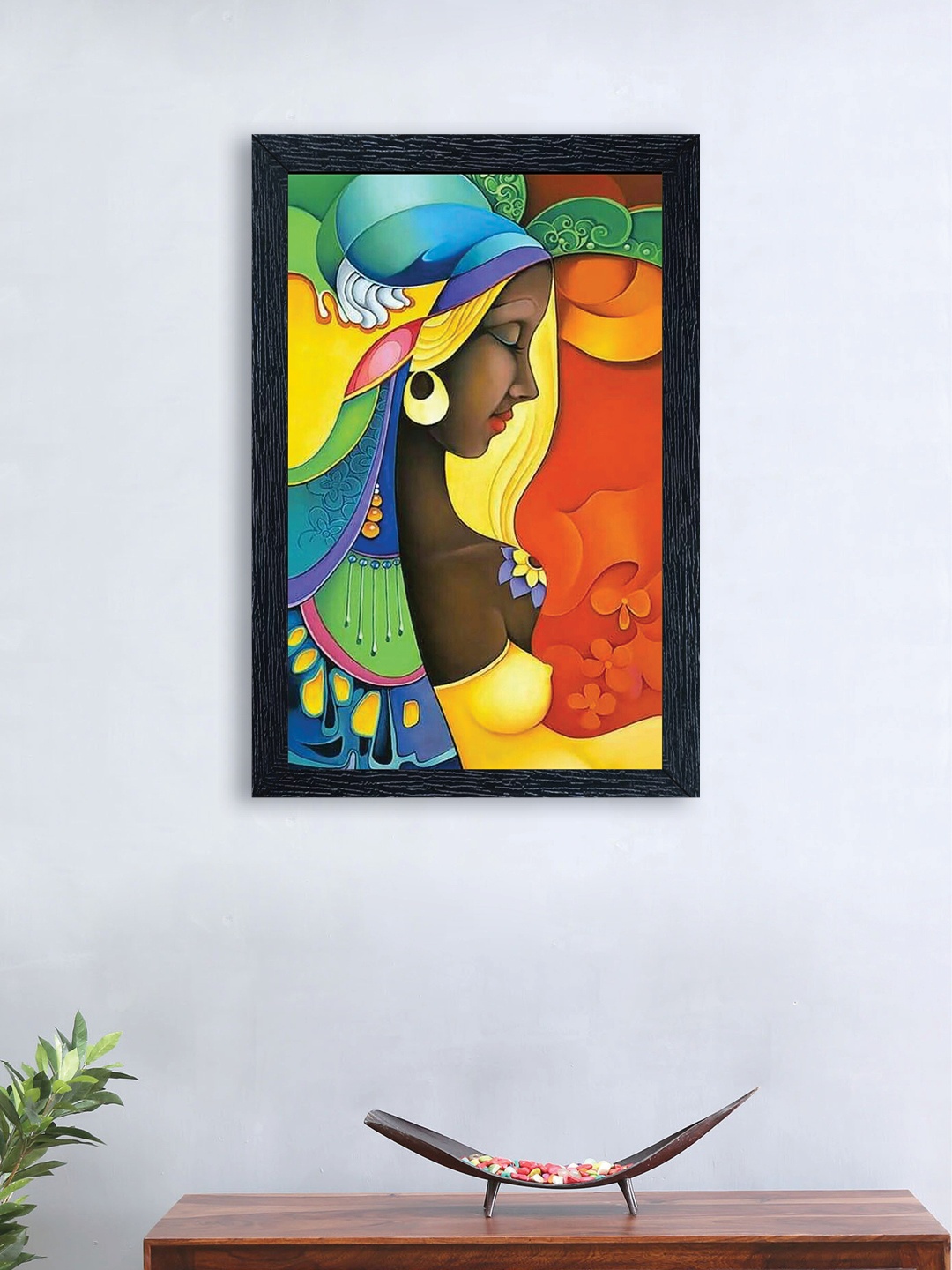 

nest ART Multicoloured Synthetic Wood Wall Art, Multi