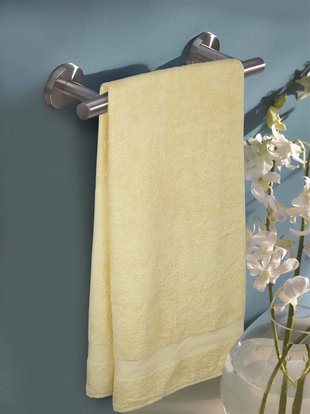 

BIANCA Unisex Yellow 400GSM Cotton Bath Towel