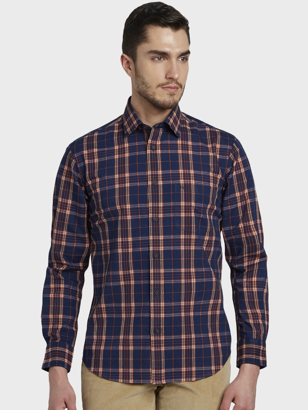 

ColorPlus Men Blue Shirt