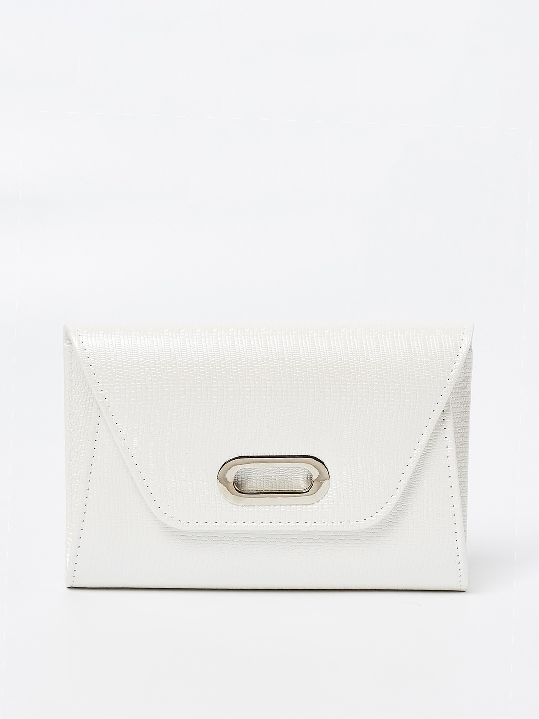 

CODE by Lifestyle White Snakeskin Textured Purse