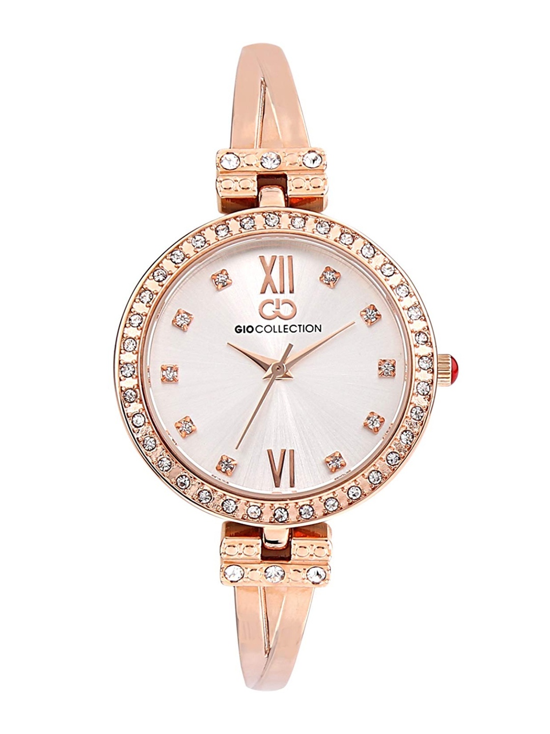 

GIO COLLECTION Women Cream-Coloured Analogue Watch G2100-33