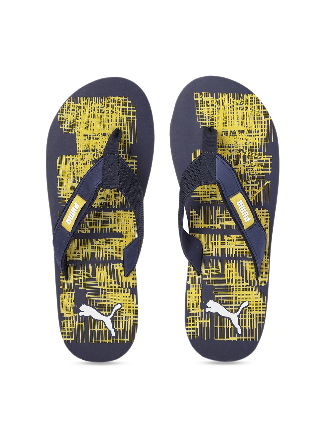 

Puma Unisex Navy Blue Printed Thong Flip-Flops