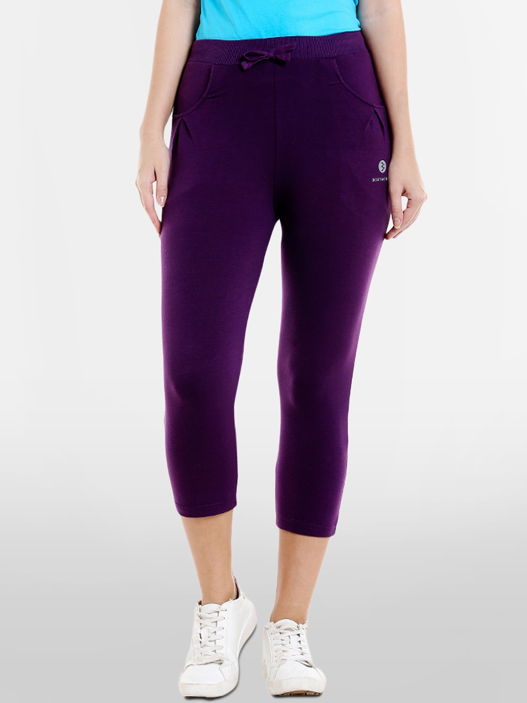 

BODYACTIVE Women Purple Solid Regular Fit Capris
