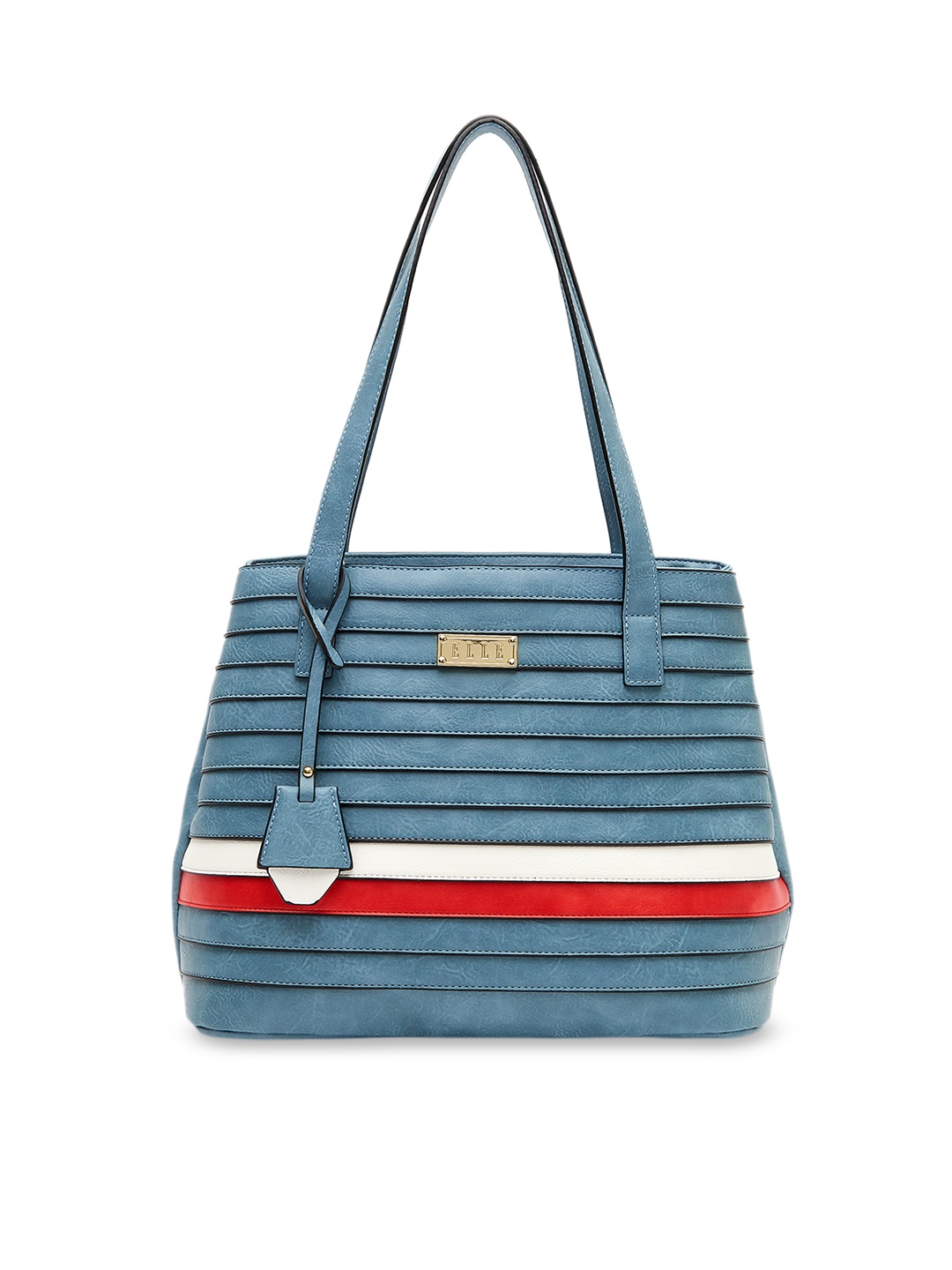 

ELLE Blue Solid Shoulder Bag