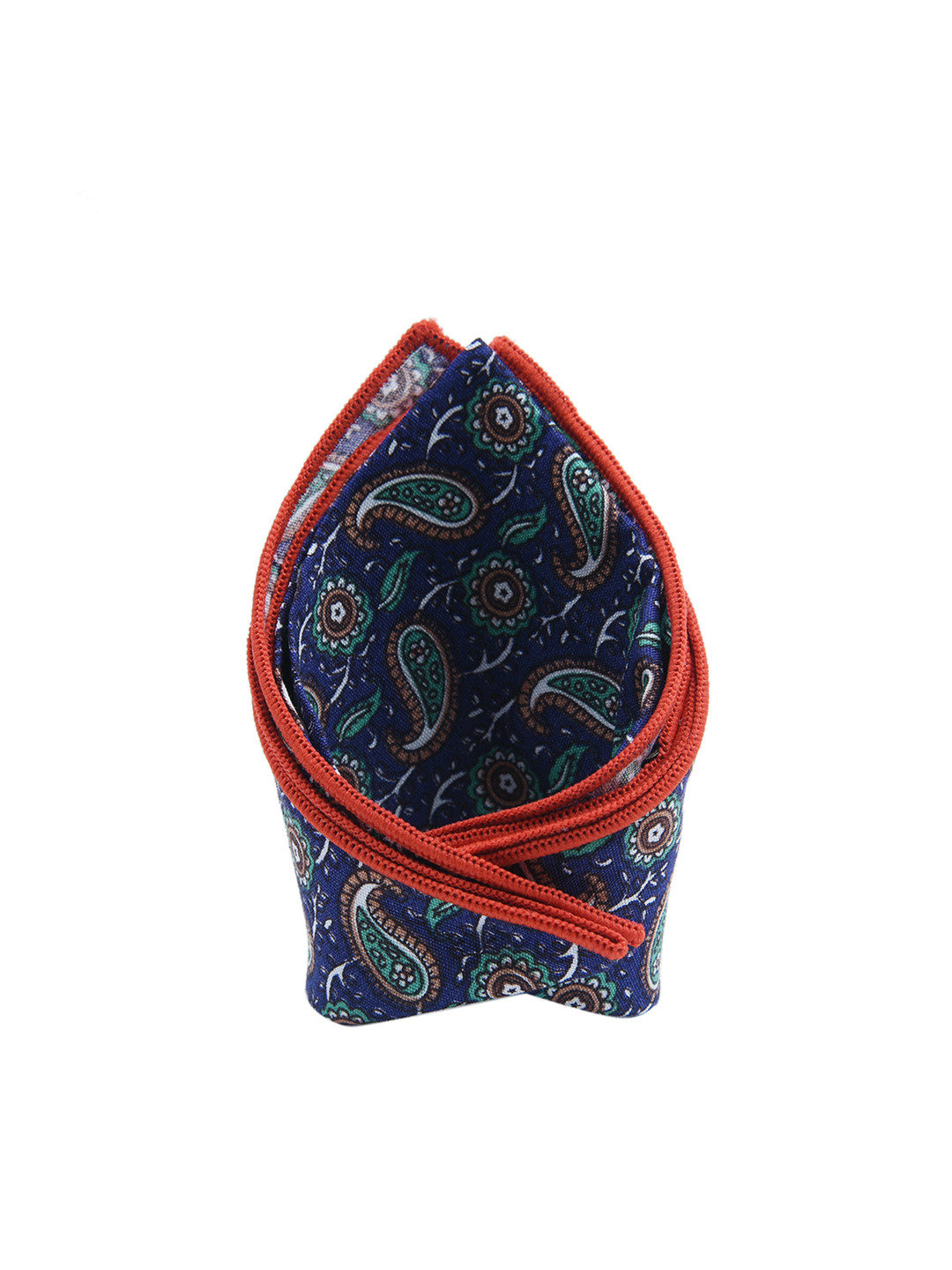 

Tossido Men Blue Printed Pocket Square