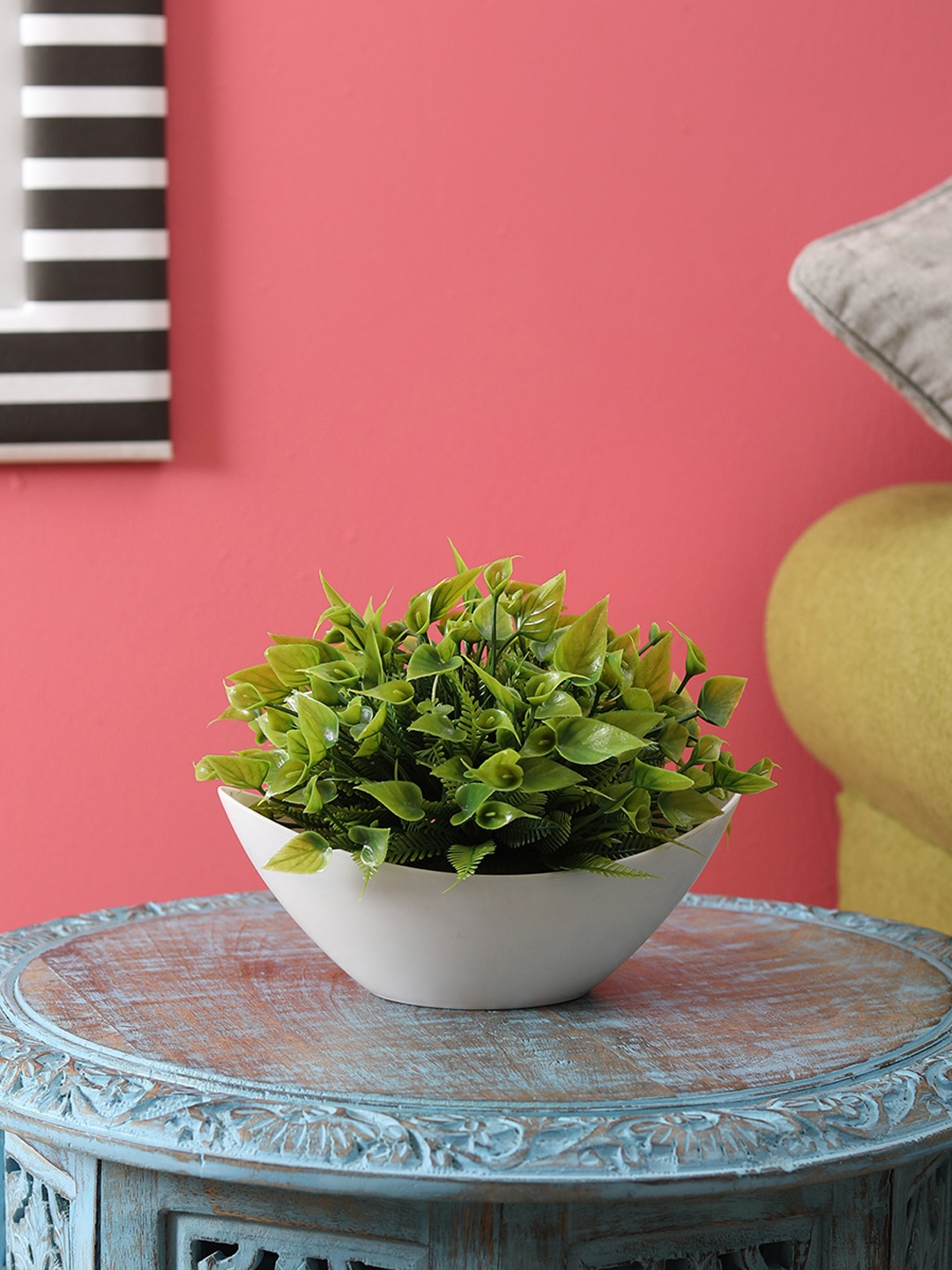 

FOLIYAJ Green Artificial Plant With Pot