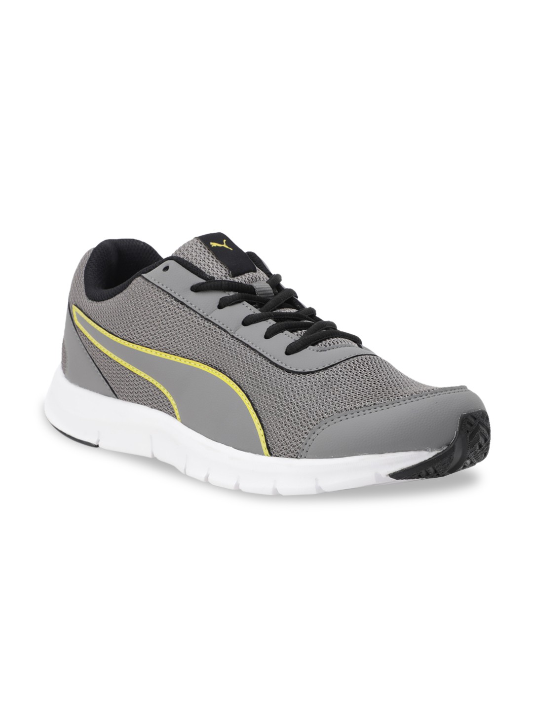

Puma Men Grey Mesh Lightweight Bent Sneakers