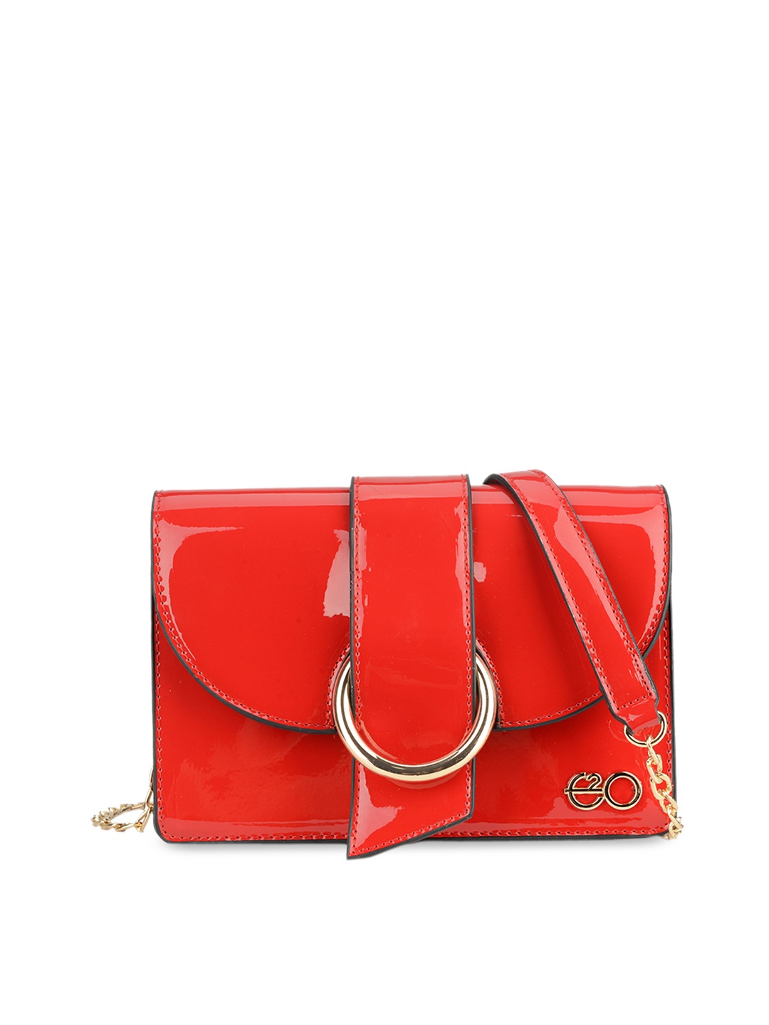 

E2O Red Solid Sling Bag