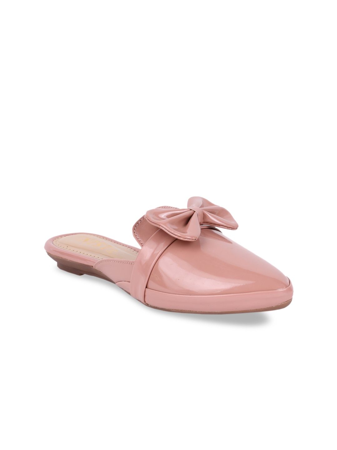 

GNIST Women Pink Solid Mules