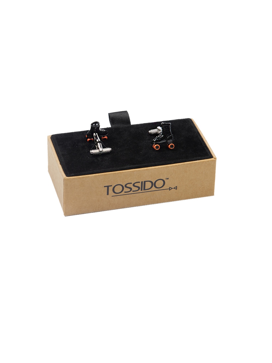 Tossido Black Quirky Cufflinks