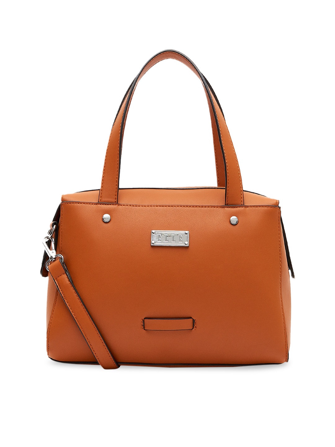 

ELLE Tan Brown Solid Shoulder Bag
