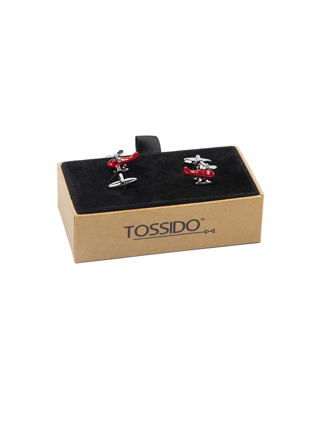 

Tossido Red Quirky Cufflinks