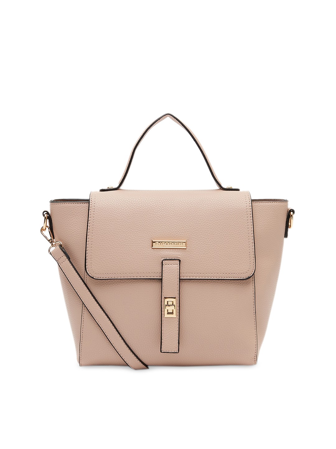 

GIORDANO Beige Solid Satchel