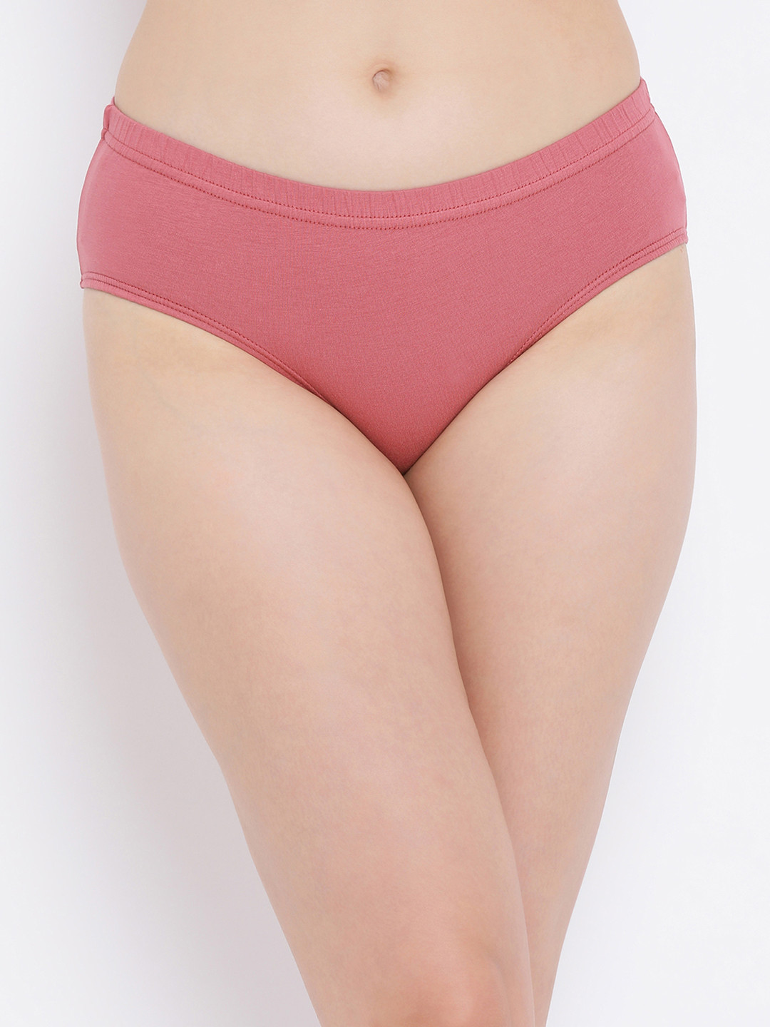 

Clovia Women Pink Solid Mid Rise Hipster Briefs PN3254A22XL