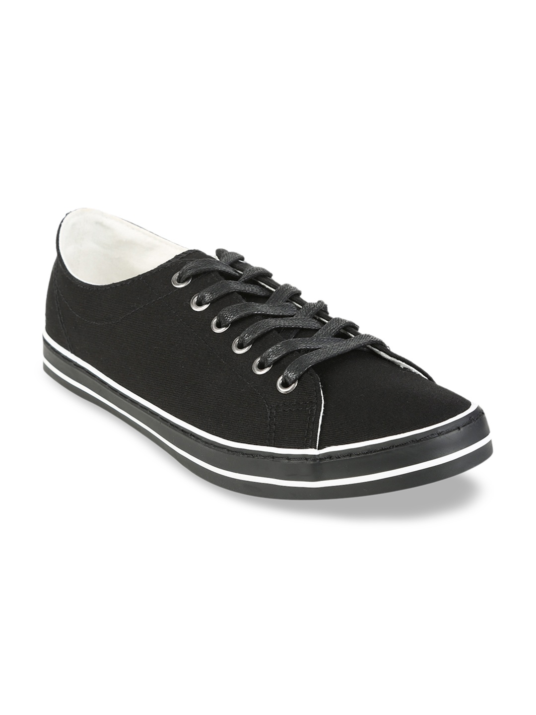 

Peter England Men Black Sneakers