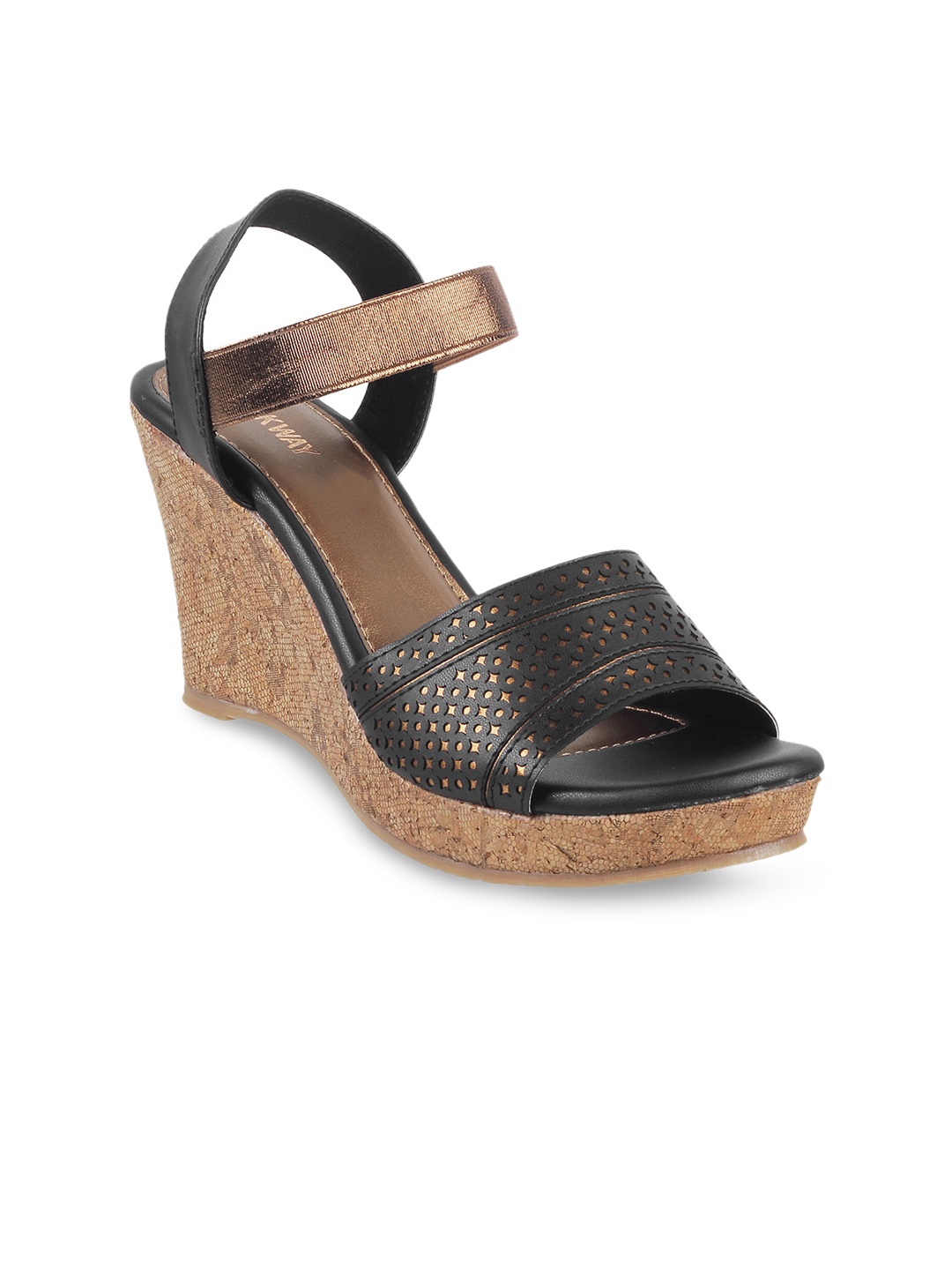 

WALKWAY by Metro Women Black Solid Heels