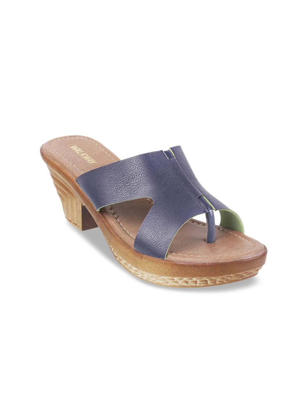 

WALKWAY by Metro Women Blue Solid Heels