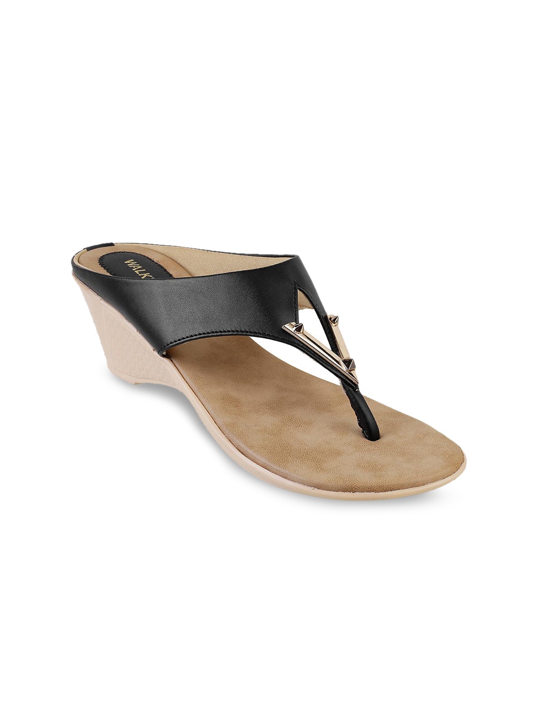 WALKWAY by Metro Women Black Solid Heels