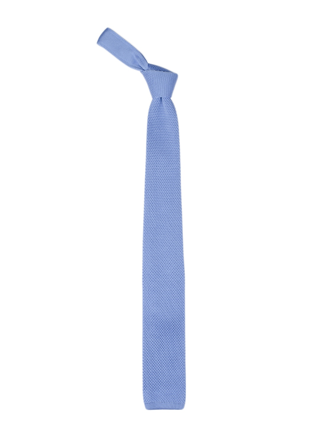 

Tossido Blue Solid Knitted Tie