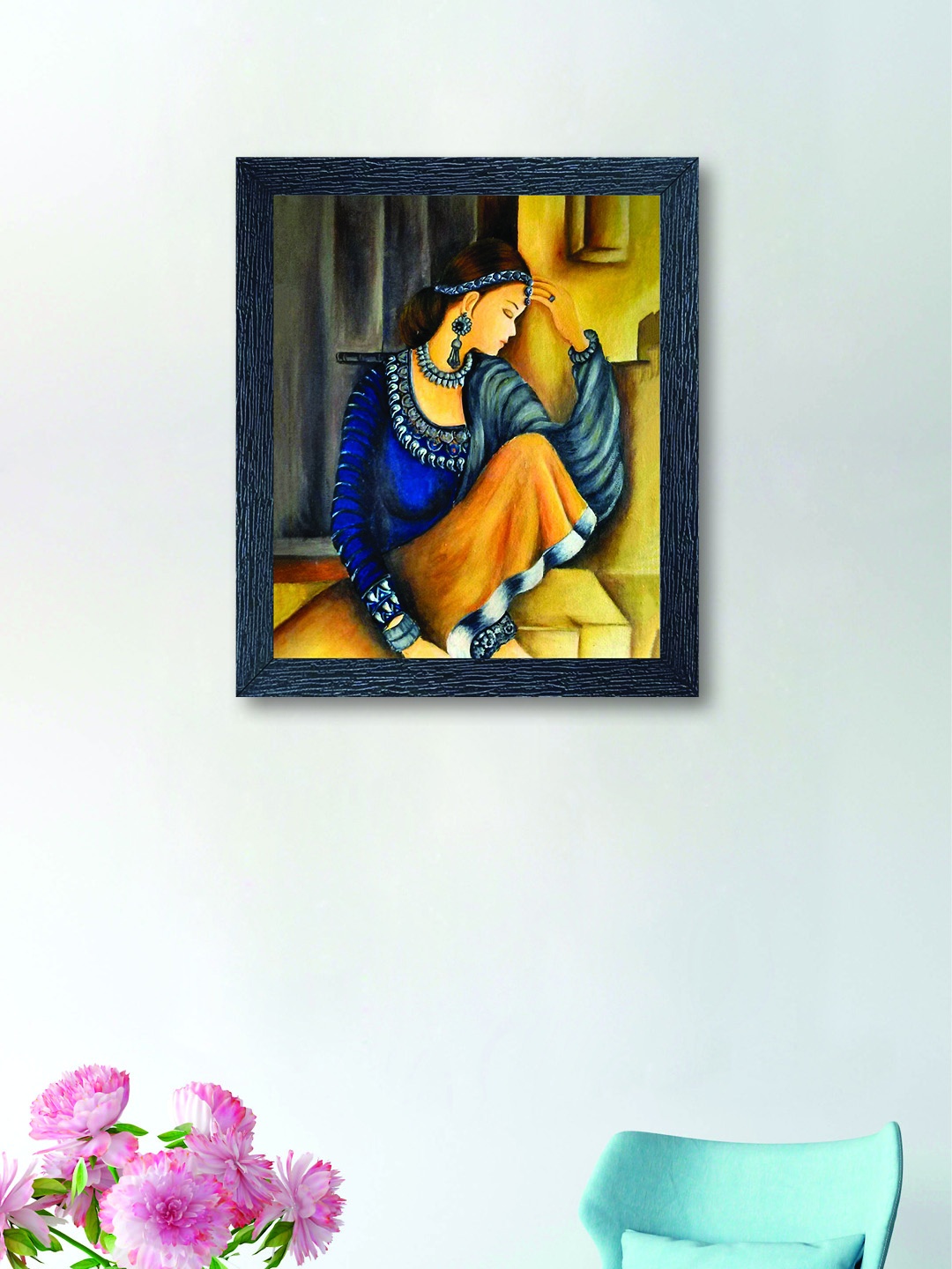 

nest ART Blue & Brown Set of 2 Synthetic Wood Wall Art