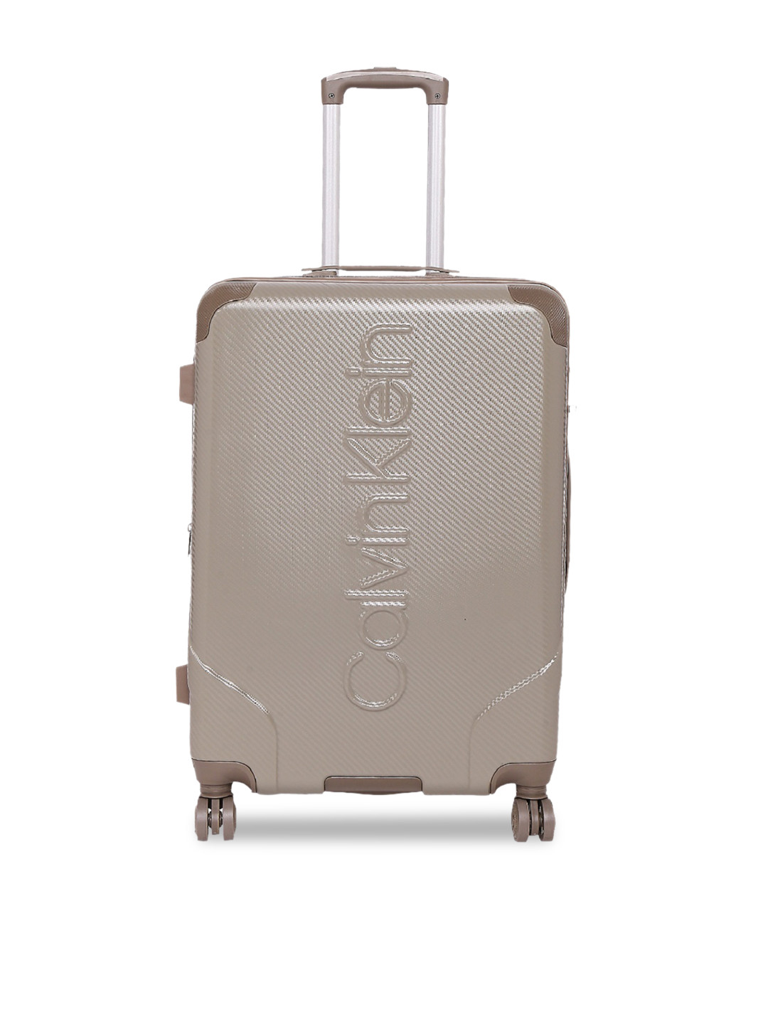

Calvin Klein OBSESSED Textured ABS Hard-Sided 24" Medium Trolley Suitcase, Grey