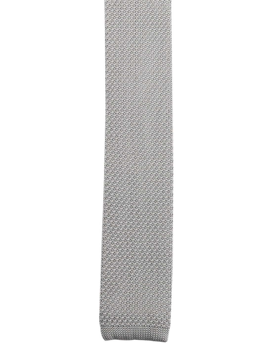 

Tossido Men Grey Woven Design Knitted Tie