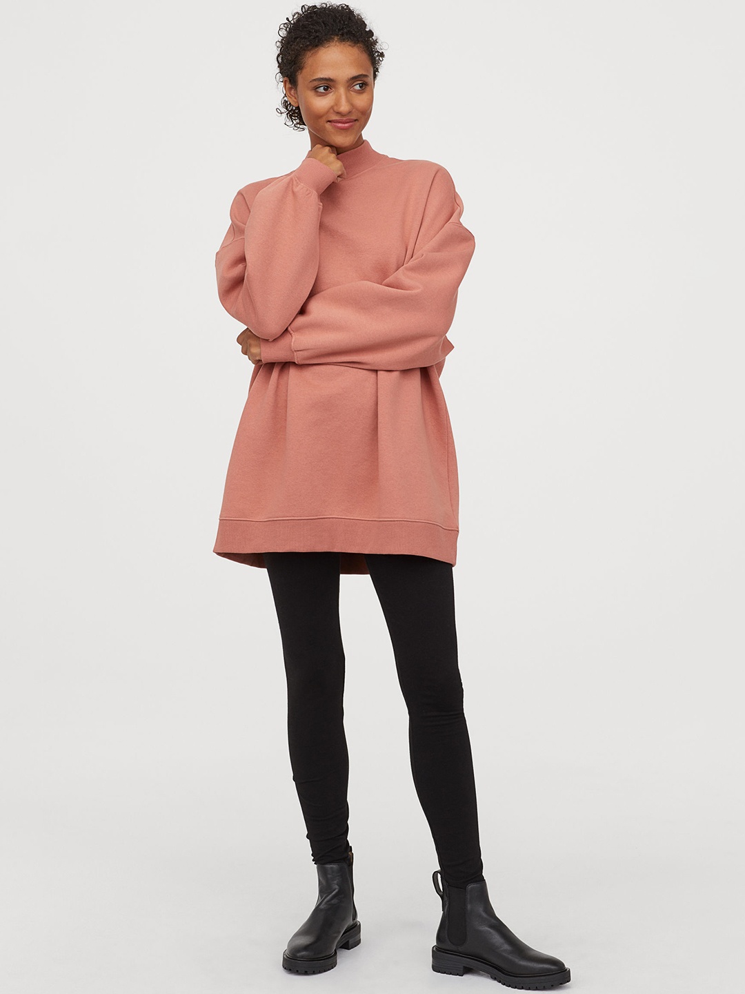 

H&M Women Black Solid 2-Pack Jersey Sustainable Leggings
