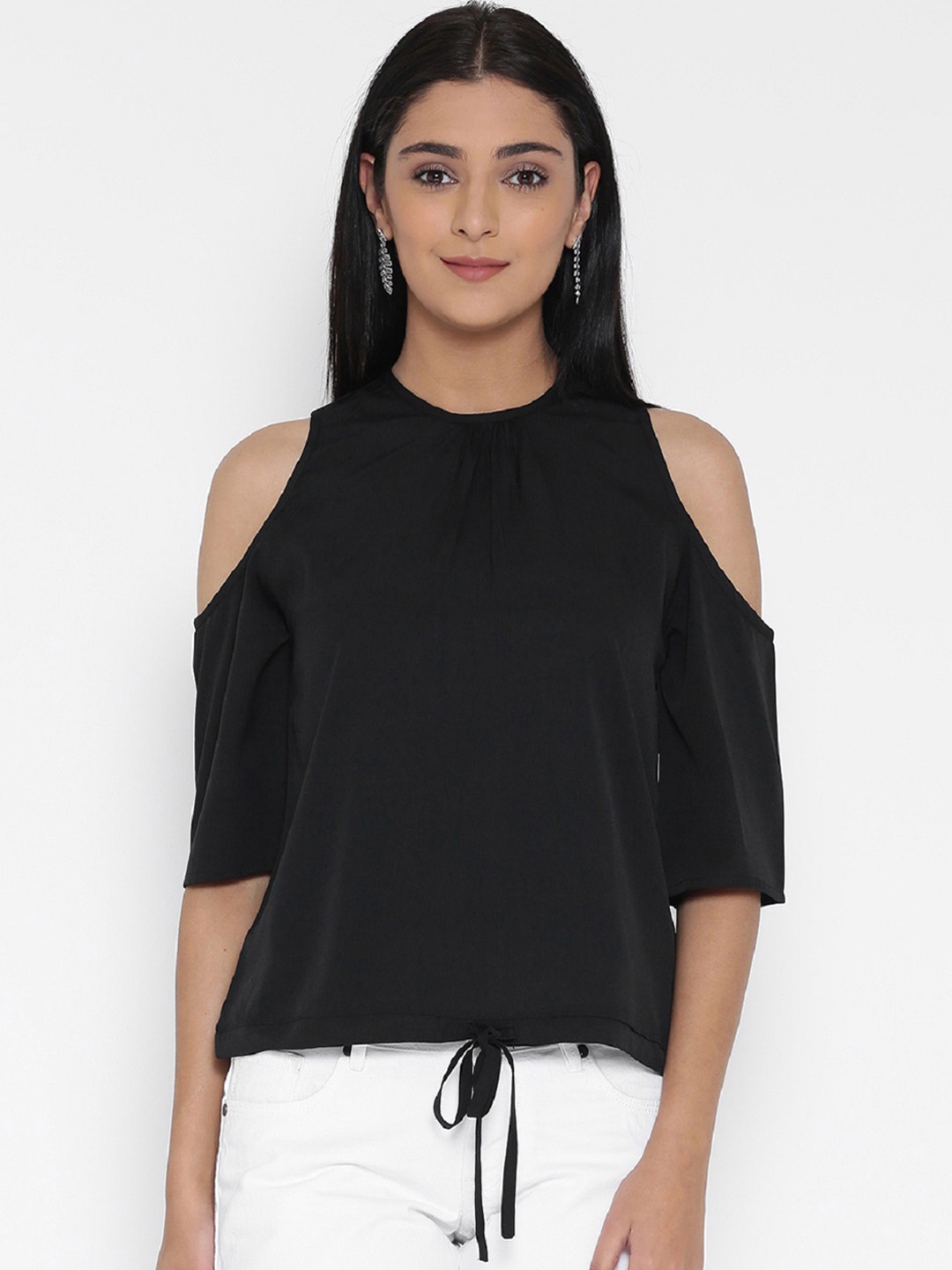 

Sera Women Black Solid Top