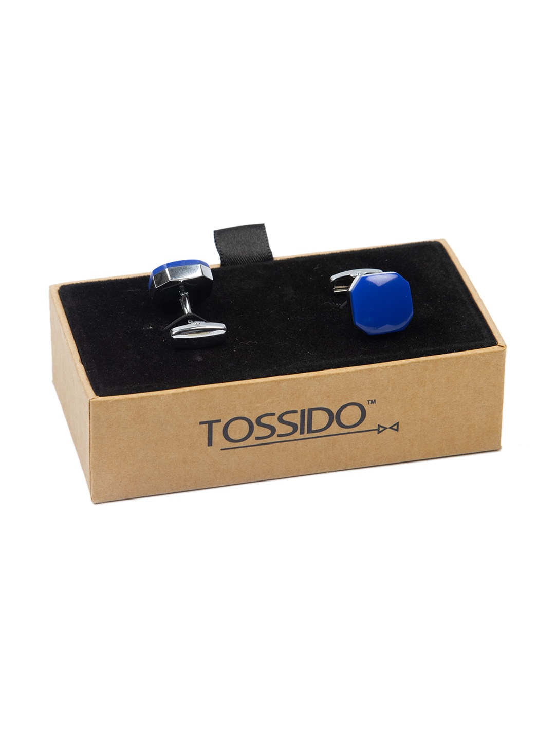 

Tossido Blue Square Cufflinks