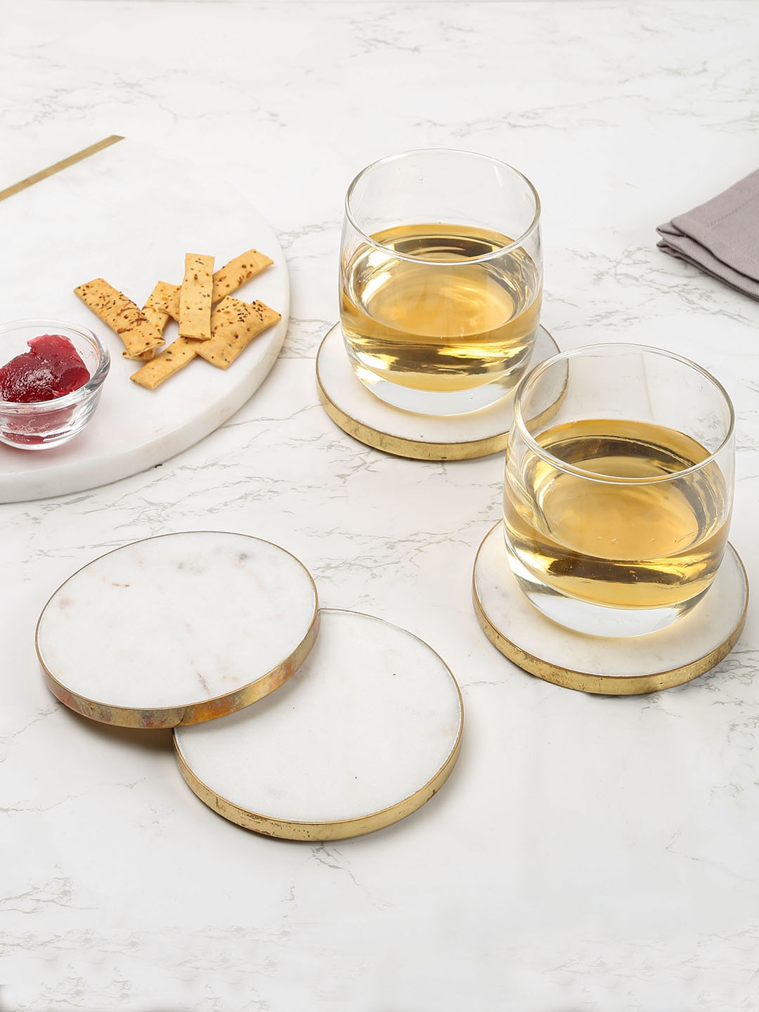 

House This Set of 4 White Coasters