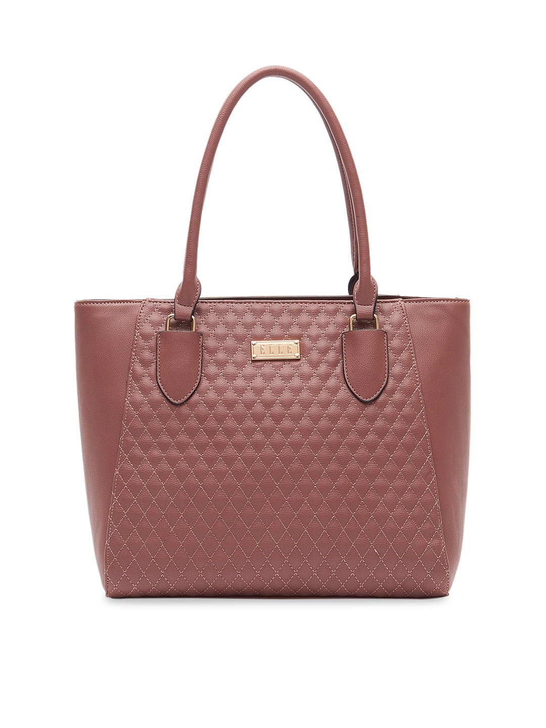 

ELLE Pink Textured Shoulder Bag
