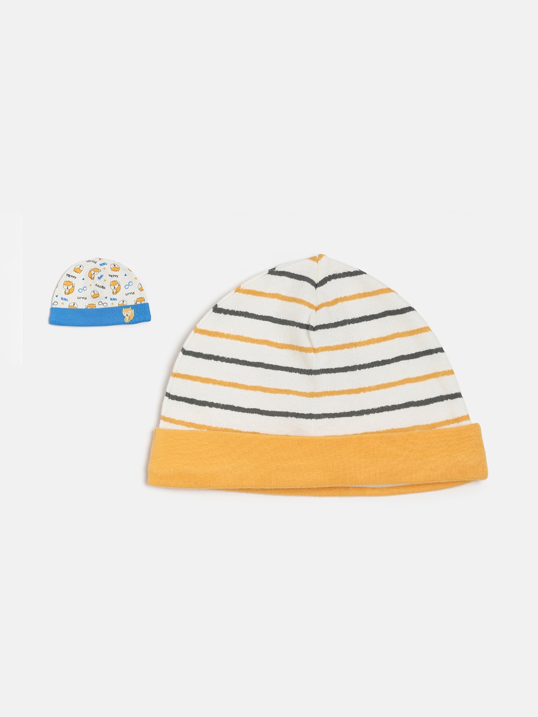

MINI KLUB Boys Set of 2 Printed Beanies, Multi